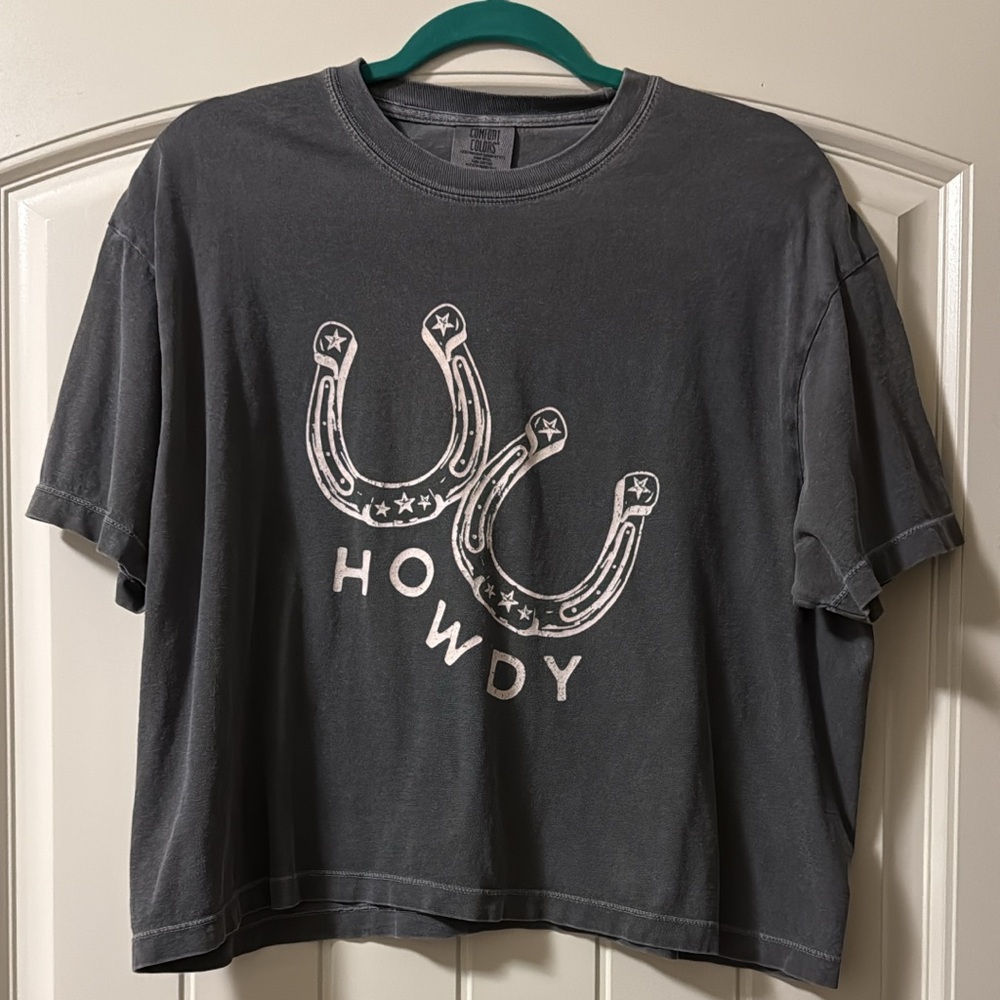 PINK LILY | Howdy Slightly Cropped Oversized Tee